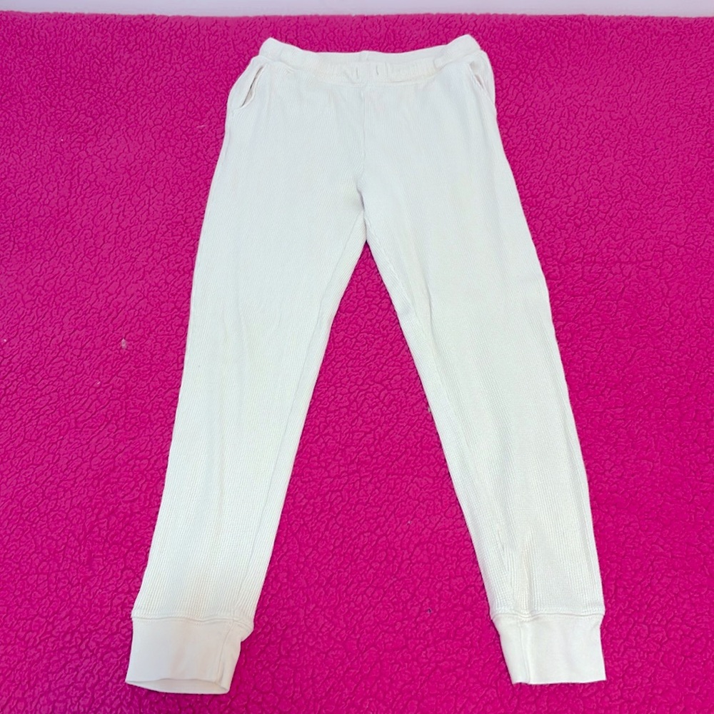old navy pants, size 10-12 girls, and cream beige color